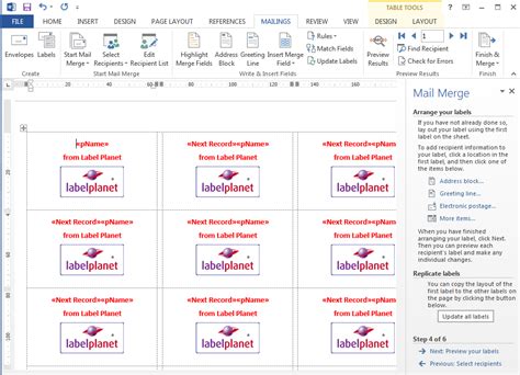 How To Print Christmas Labels Using A Word Mail Merge