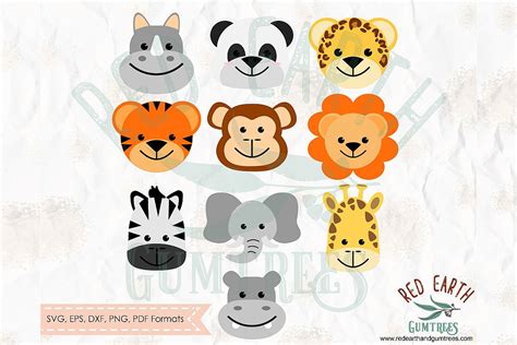 Cute Safari Animal Svg