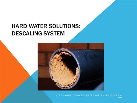 Hard water solutions