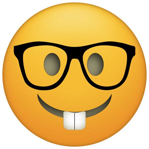 emoji-nerd-glasses.png 2,083×2,083 pixels | Projects to Try | Pinterest