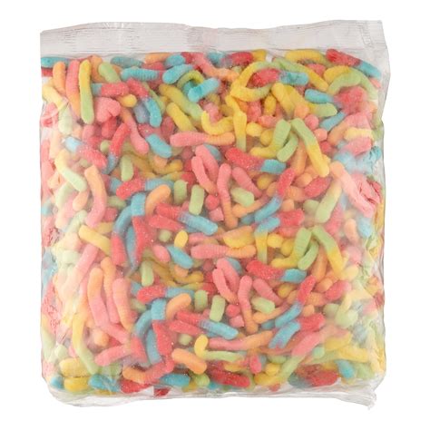 Ferrara Bulk Mini Sour Wow Worms, Assorted Fruit Flavors, 5 Lb - Walmart.com