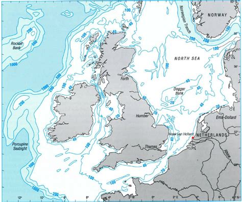 UK Water Depth Map