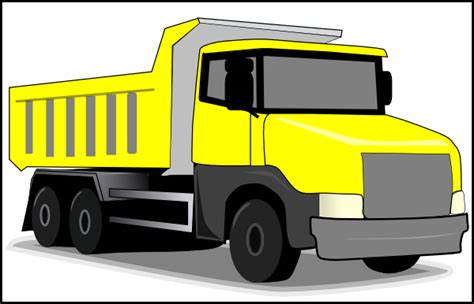 Yellow Dump Truck Clip Art at Clker.com - vector clip art online, royalty free & public domain