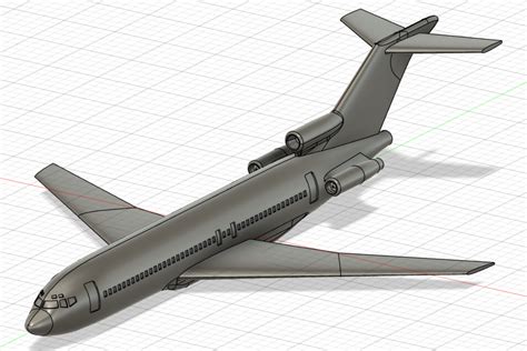 Free 3D file Boeing 727-200 ️・3D printable design to download・Cults