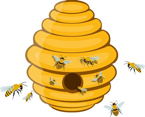 Clipart Honey Bee Hives