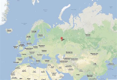 Perm Map - Russia