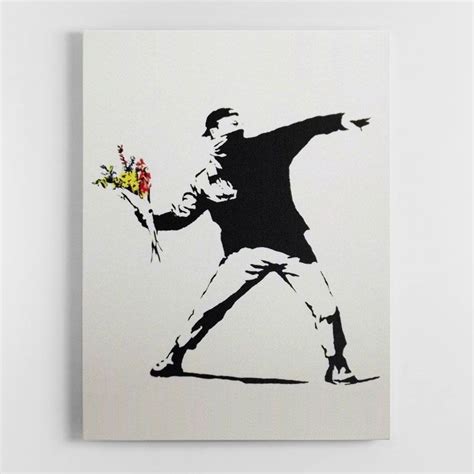 Banksy Flower Thrower