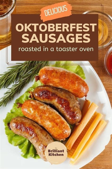 Oktoberfest Sausages Roasted in a Toaster Oven | Recipe | Main dish recipes, Dinner recipes ...