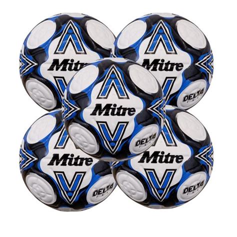 Mitre Delta Match Ball Pack of 5 - WHITE | Michael Murphy Sports | Donegal | ireland