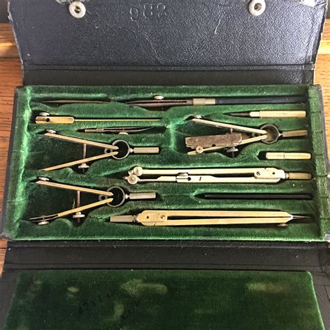 Vintage Drafting Set - Architectural Set - Made in Germany - Engineering Set - Drafting Tools ...