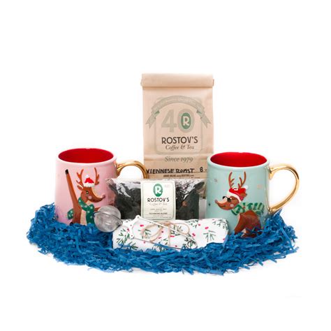 Christmas Gift Set with Mugs – Rostovs Coffee and Tea