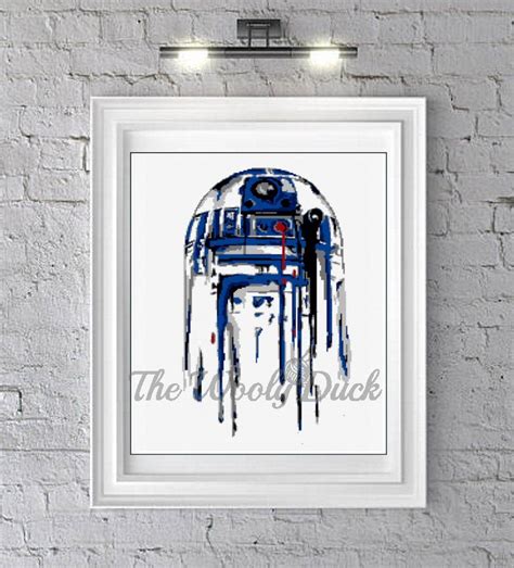 R2D2 crochet graphghan pattern for sc/cross stitch/diamond painting ...