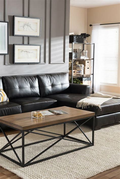 Living Room Designs With Black Leather Sofa | Bryont Blog