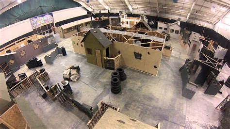 Stryker Airsoft Birds Eye Arena View - YouTube