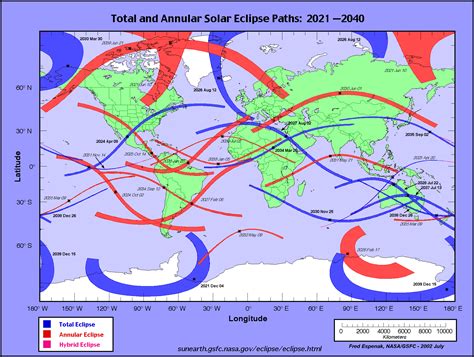 Total Solar Eclipse Map - Yoshi Katheryn