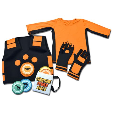 WILD KRATTS CREATURE POWER SUITS WITH 5 ANIMAL DISCS (VEST,GLOVES,SHIRT ...