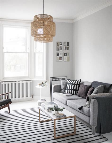 My Scandi-style living room makeover – painted white floors and light grey walls - cate st hill