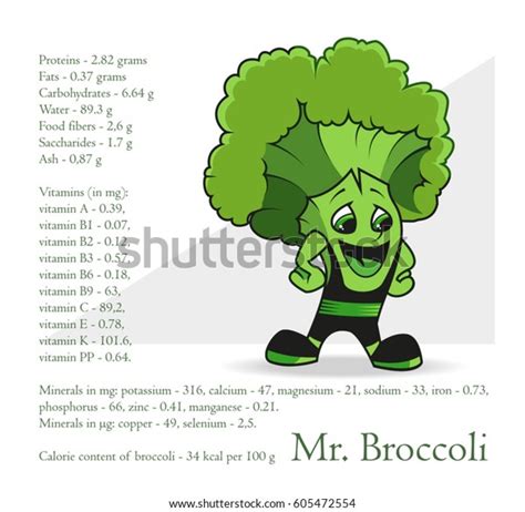 Benefits Broccoli Stock Vector (Royalty Free) 605472554 | Shutterstock