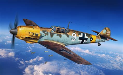 Download Luftwaffe Military Messerschmitt Bf 109 HD Wallpaper