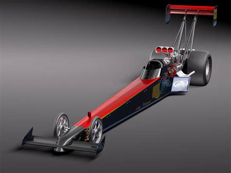 3D model Top Fuel Dragster | CGTrader