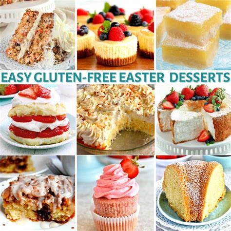 Easy Gluten-Free Easter Desserts {Dairy-Free Options} - Mama Knows ...