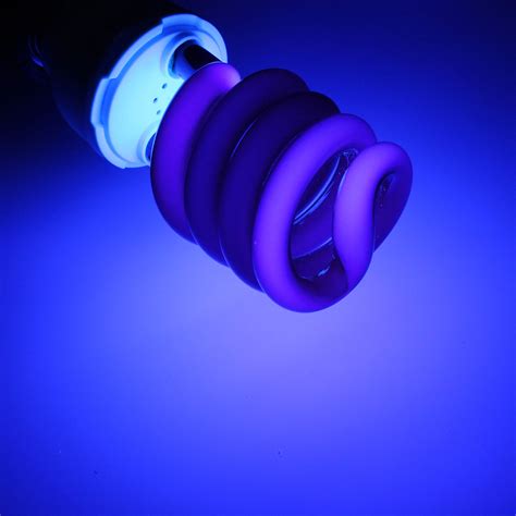 UV Ultraviolet Spiral Low Energy Saving CFL Light Bulb E27 Screw Black Light Bulb | Alexnld.com