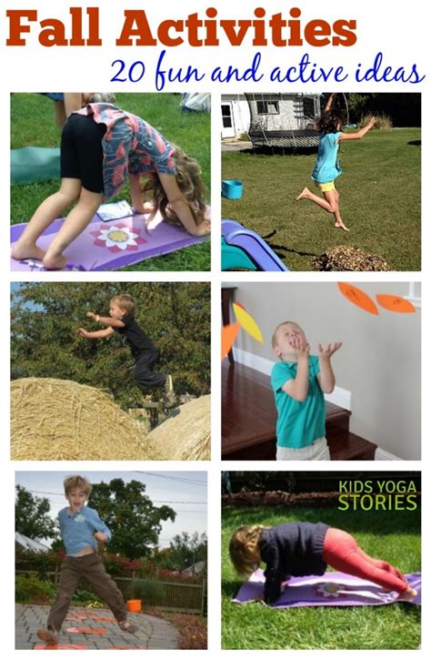 20 Outdoor Fall Activities for Kids - Kids Yoga Stories | Yoga and mindfulness resources for kids