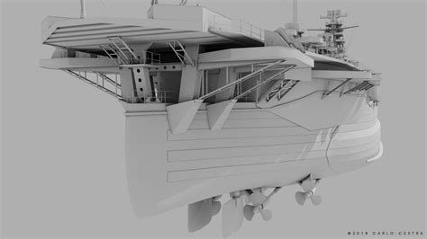 ArtStation - Battleship ISE | Game Assets