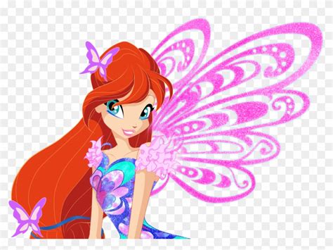 Winx Club Bloomix Wings - Bloom Fairy Of The Dragon Flame - Free Transparent PNG Clipart Images ...