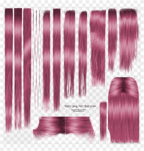 Hair Texture Png - Long Hair With Texture, Transparent Png - 2048x2048 ...