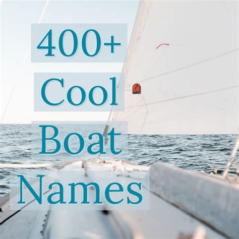 400+ Cool and Unique Boat Name Ideas | SkyAboveUs