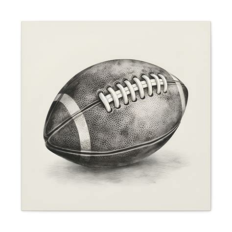 Minimalist Pencil Sketch Wall Art of American Football - Etsy