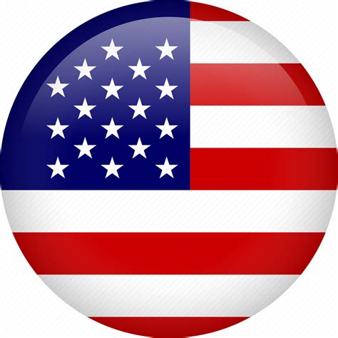 Usa, america, american, circle, flag, states, united icon - Download on Iconfinder