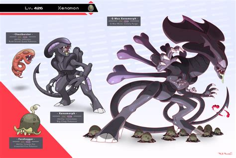 Pokemon Xenomorphs – Art of RJ Palmer