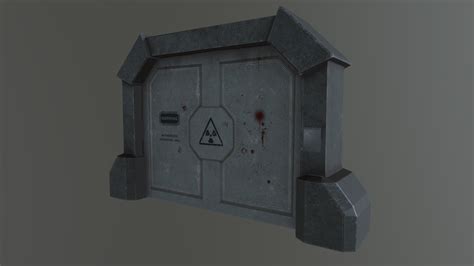 Futuristic Door - 3D model by caroline-loubier [6b8600c] - Sketchfab