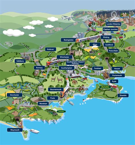 Map Of South West England - Maping Resources