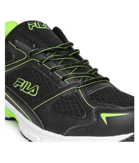 Fila Black Running Shoes - Buy Fila Black Running Shoes Online at Best ...