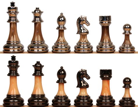 Metal Chess Pieces - The Chess Store