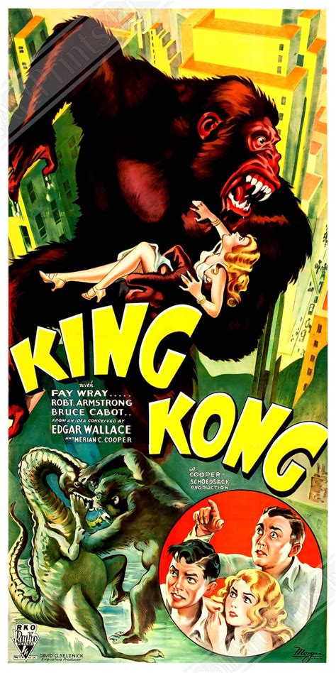 King Kong Poster Vintage Movie Poster 1933 Poster Film Art - Etsy