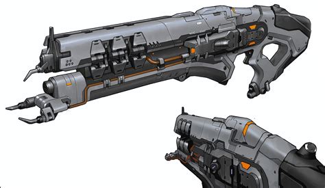 Sci Fi Weapons, Weapon Concept Art, Weapons Guns, Fantasy Weapons ...