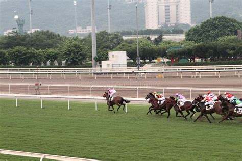 Sha Tin Racecourse, Located in Sha Tin in the New Territories. 11 July ...