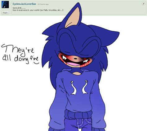 Ask sonic exe question 3 by Jessie-Jewel on DeviantArt