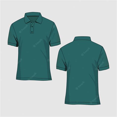 Premium Vector | Polo Tshirt Mockup Vector Image And Illustration