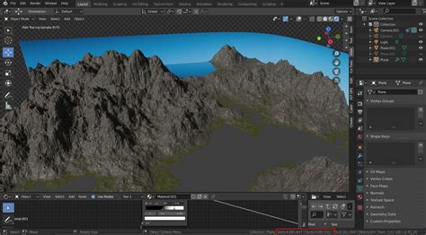 Landscape blender generator 3D model | CGTrader