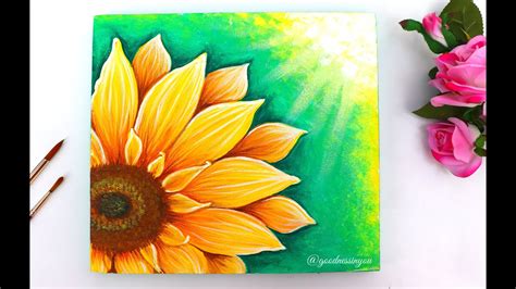 Acrylic Flower Painting Tutorial For Beginners | Best Flower Site