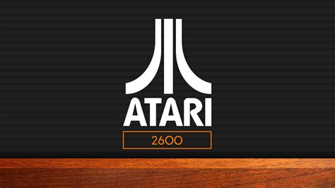 Atari 2600 logo #Atari video games #logo #wood #dark #minimalism #4K #wallpaper #hdwallpaper # ...