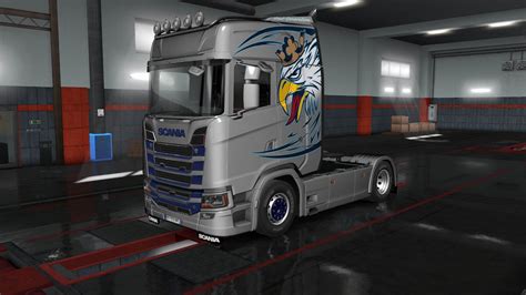 ETS2 - Scania S Griffin Skin V1.0 (1.35.X) | Euro Truck Simulator 2 | Mods.club