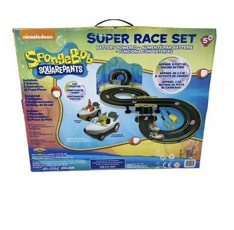 NKOK SPONGEBOB SQUAREPANTS SUPER RACE SET BOAT RACE TRACK AND RACERS | #4596083740