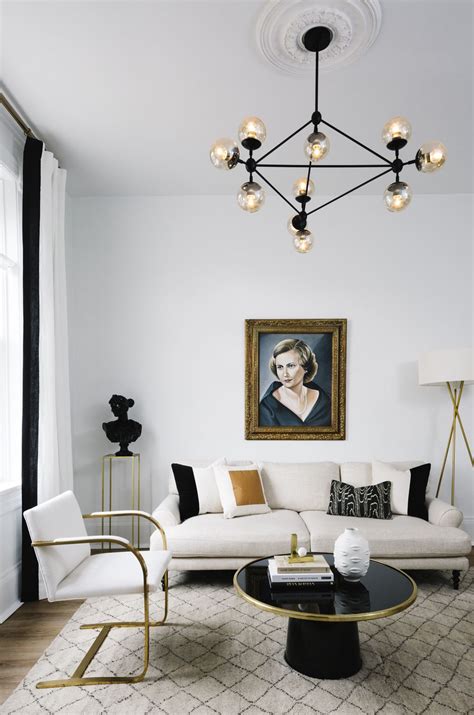 Home Makeover: An Interior Designer’s Glam Black & White Denver Home