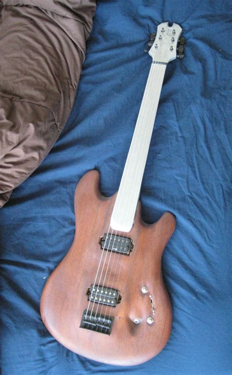 Aluminum Neck Fretless Guitar by doormatt on DeviantArt